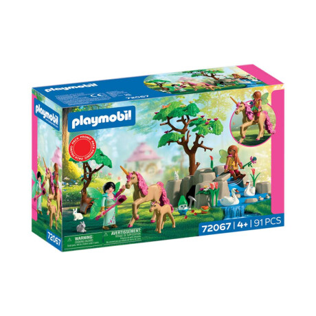 Paseo De Hadas En El Bosque Con Unicornios Playmobil 91 Piezas