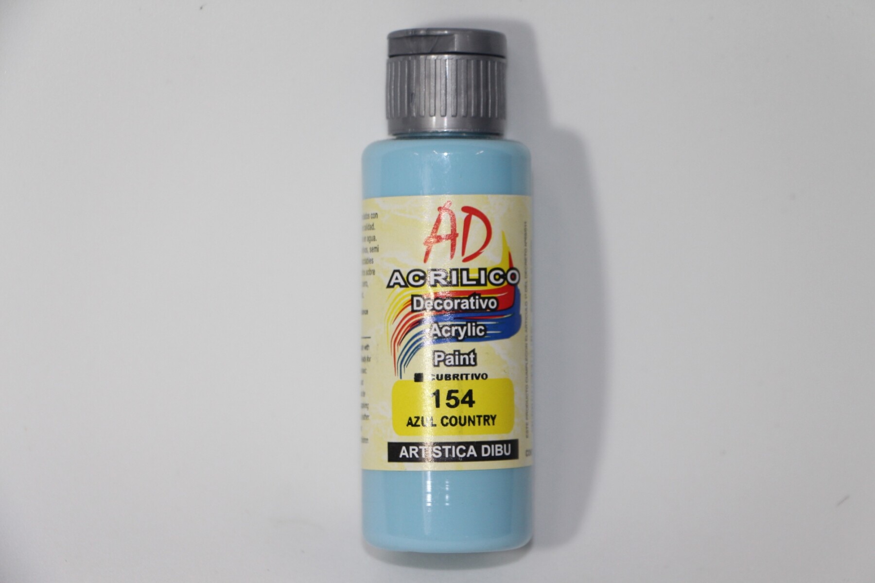 PINTURA ACRILICA ARTISTICA DIBU 60 ML. DIFERENTES COLORES - COLOR AZUL COUNTRY 154 