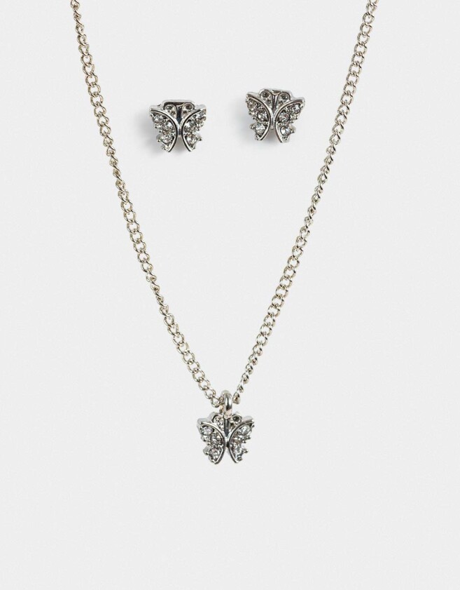 Bijouterie Set Mariposas Bijouterie Set Mariposa - Plateado