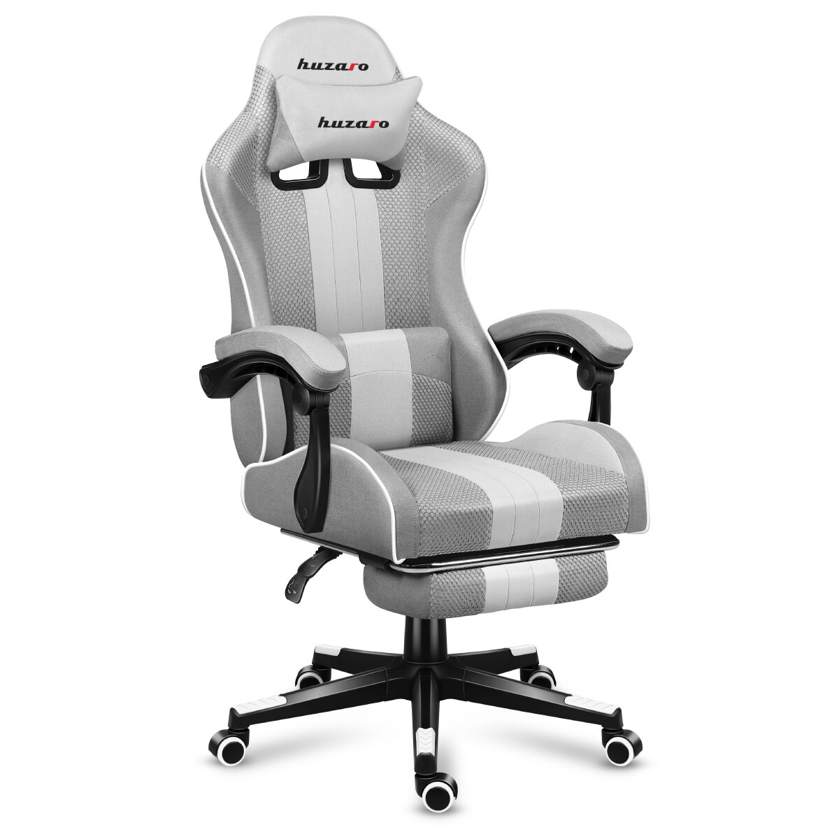 Silla Gamer Huzaro Hz Force 4.7 Con Reposapiés - BLANCO 