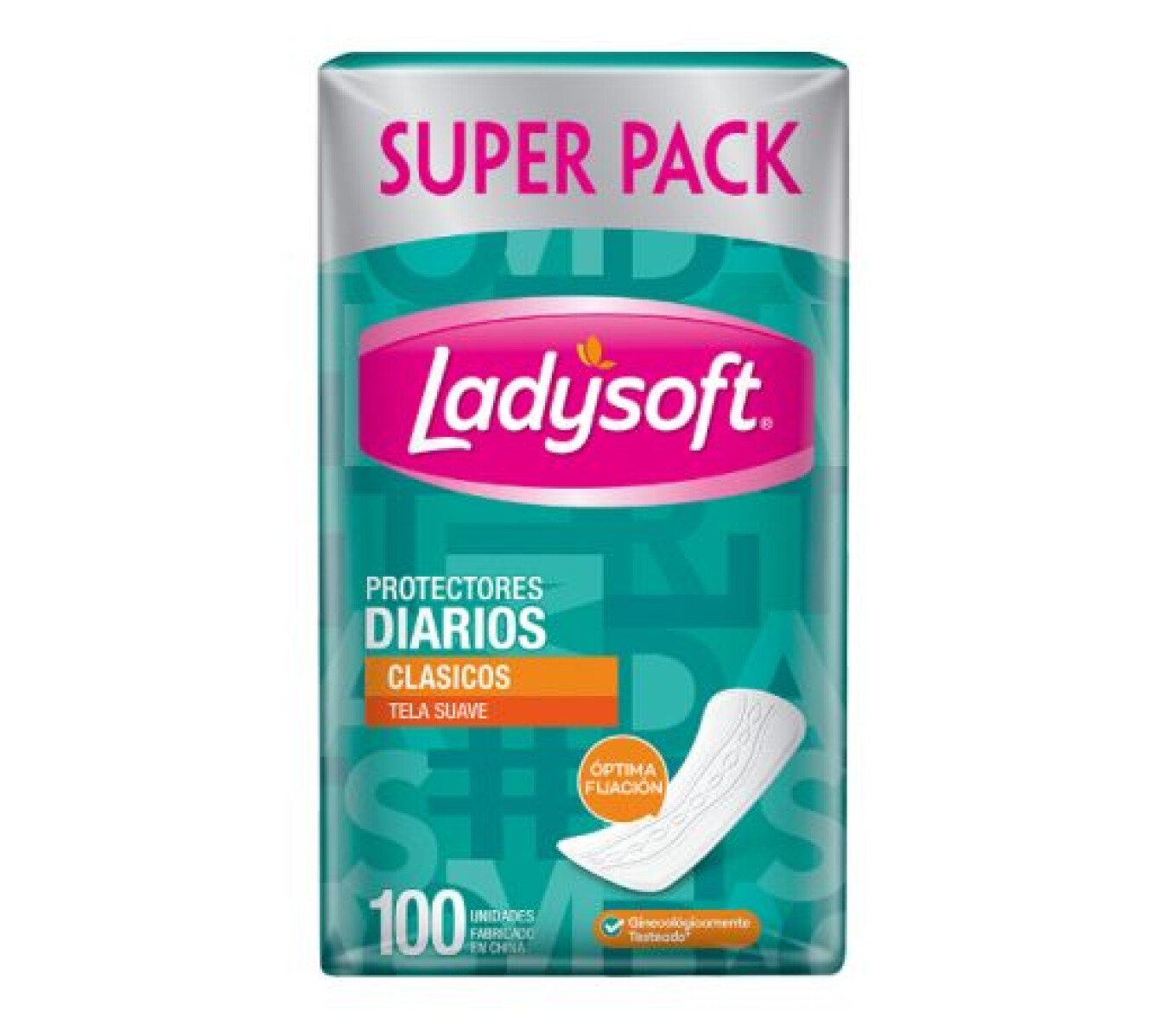 Ladysoft Protectores Diarios Clásicos 100 Unidades – Uso Diario Confiable