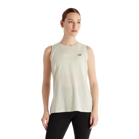 Musculosa New Balance de Dama - SPORT ESSENTIAL - WT41104NMA NATURALM