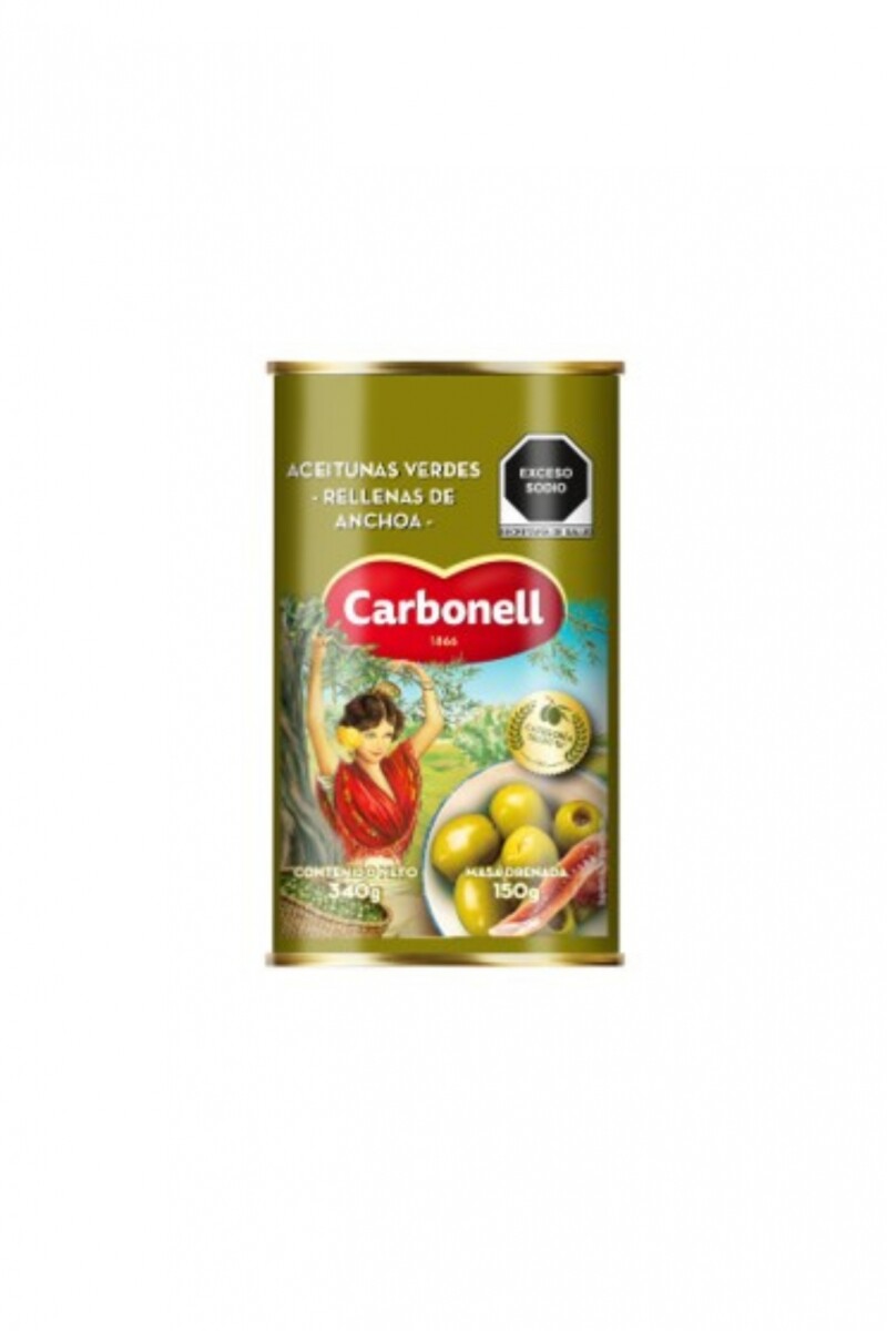 CARBONELL Aceitunas c/Anchoa 340grs. 