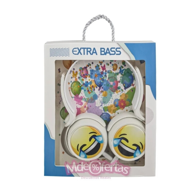 Auriculares Vincha Emoji/ Emoticon Cableado Ajustables Auriculares Vincha Emoji/ Emoticon Cableado Ajustables