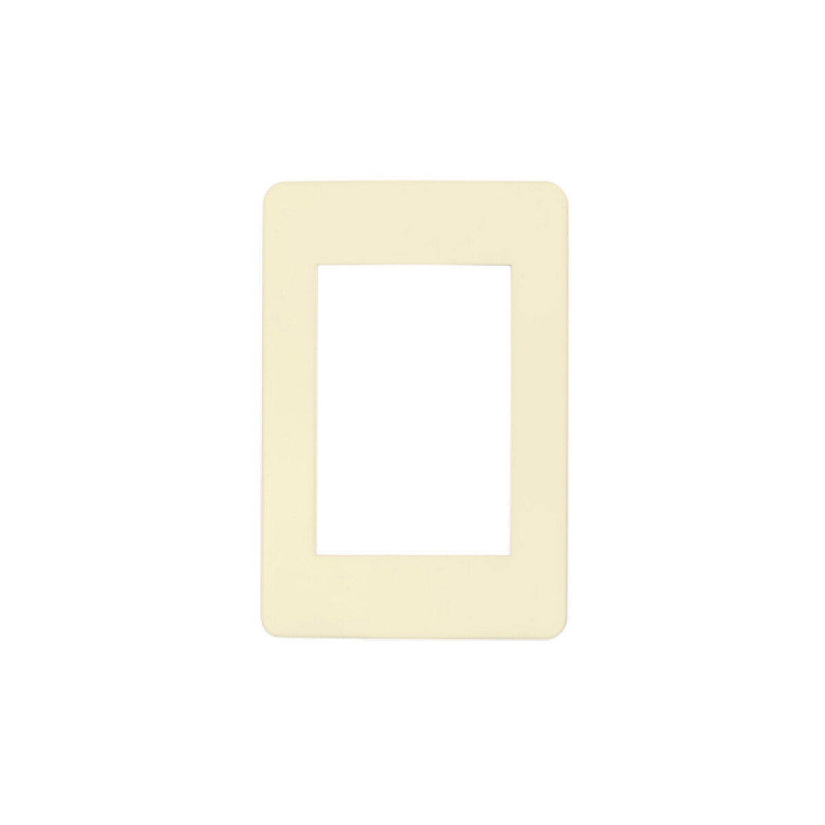 Plaqueta para 3 módulos marfil - Reggio Slim - M46551 