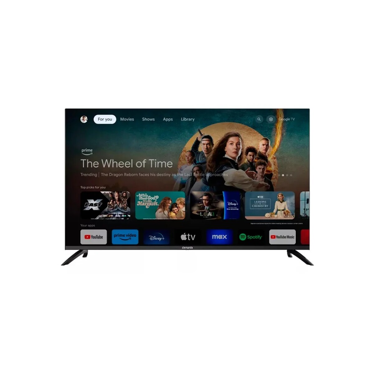 TELEVISOR AIWA 42" LED FHD, FLAT SMART,1920X1080 