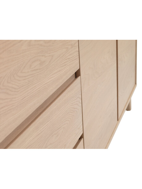 Aparador KALBY 2 puertas 3 caj roble cl Aparador KALBY 2 puertas 3 caj roble cl