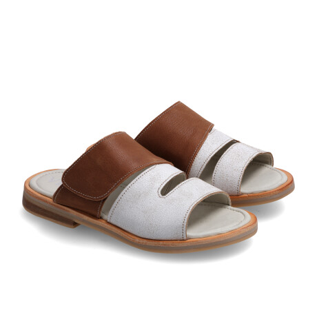 SANDALIAS VENET - CUERO ORLEANS BEIGE