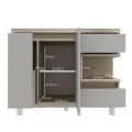 MUEBLE DE BAÑO MALBEC 100 CM COLOR BARRIQUE/ARGENTO Mueble De Baño Malbec 100 Cm Color Barrique/argento