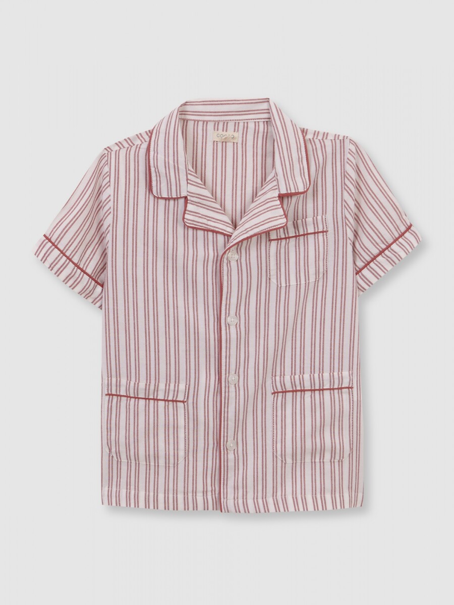 Pijama Oxford Rosa