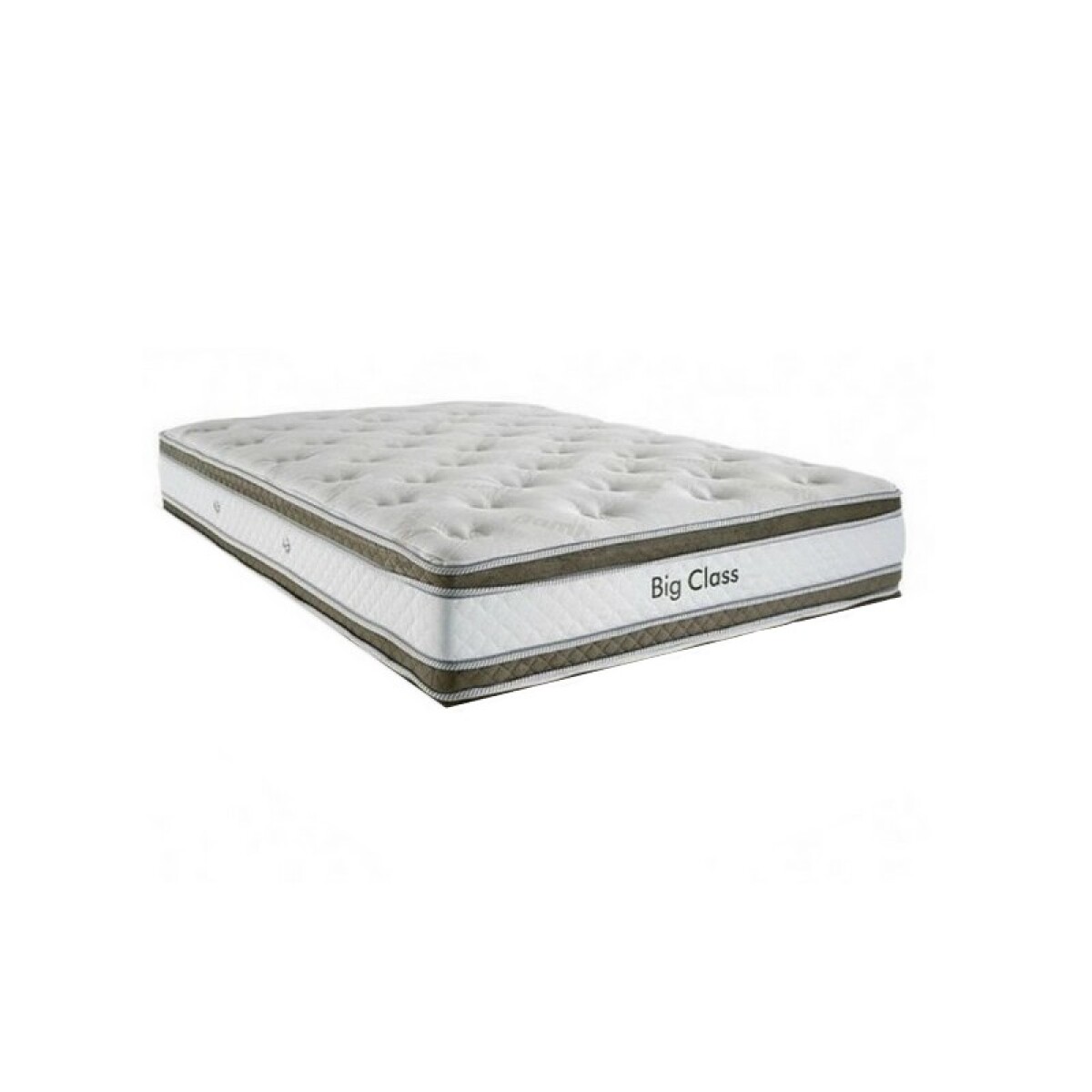 COLCHON HERVAL RESORTES. BIG CLASS DOBLE PILOW. QUEEN 1,98 X 1,58 X 32 