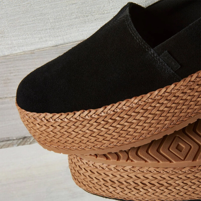Alpargatas Black Suede Wm Valcia Esp Mujer Black