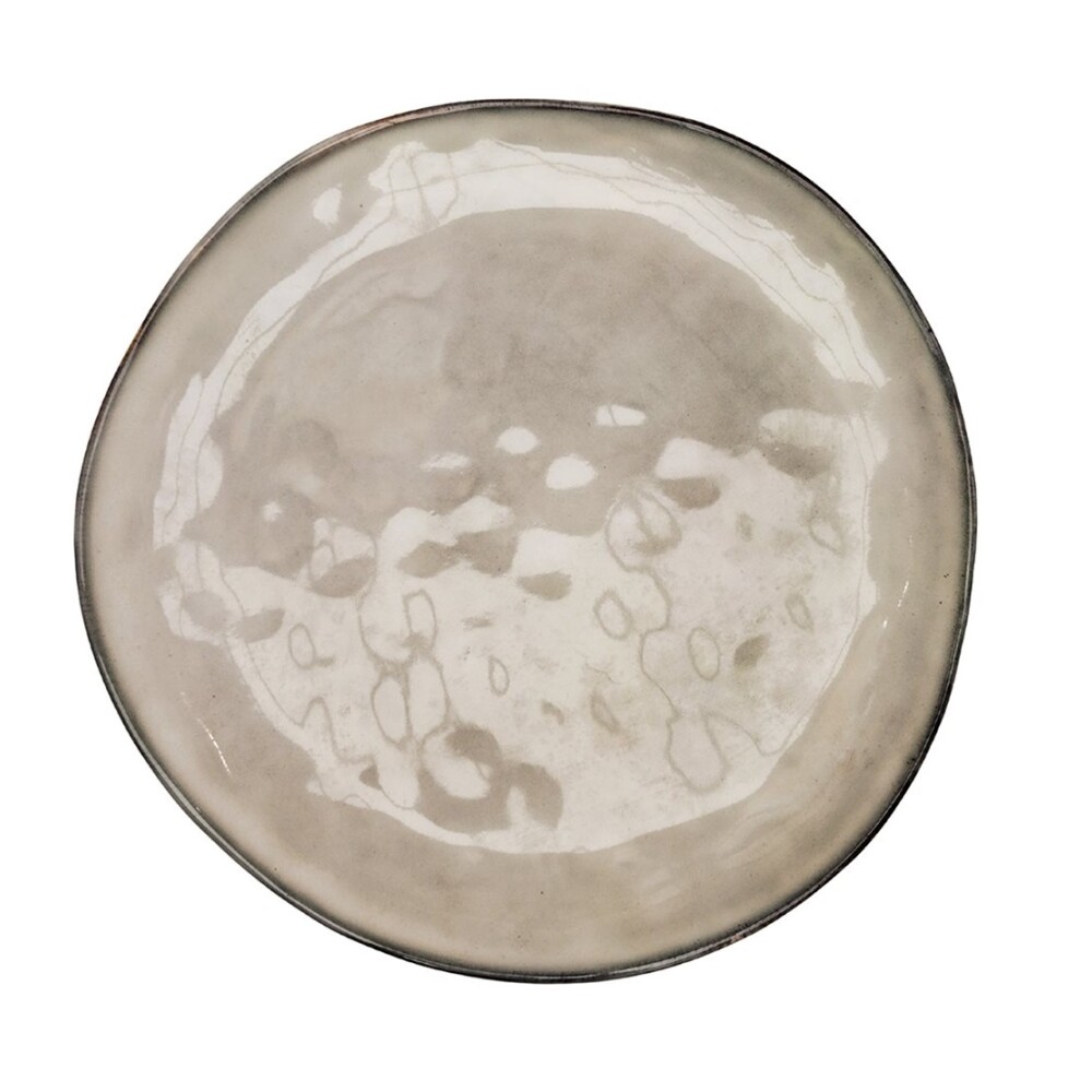 Plato Mesa Cerámica D29Cm Glazed Gris Concentrado PLATO MESA CERAMICA D29CM GLAZED GRIS CONCENTRADO