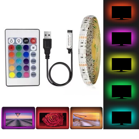 Cinta Led USB para TV RGB Cinta LED USB para TV RGB