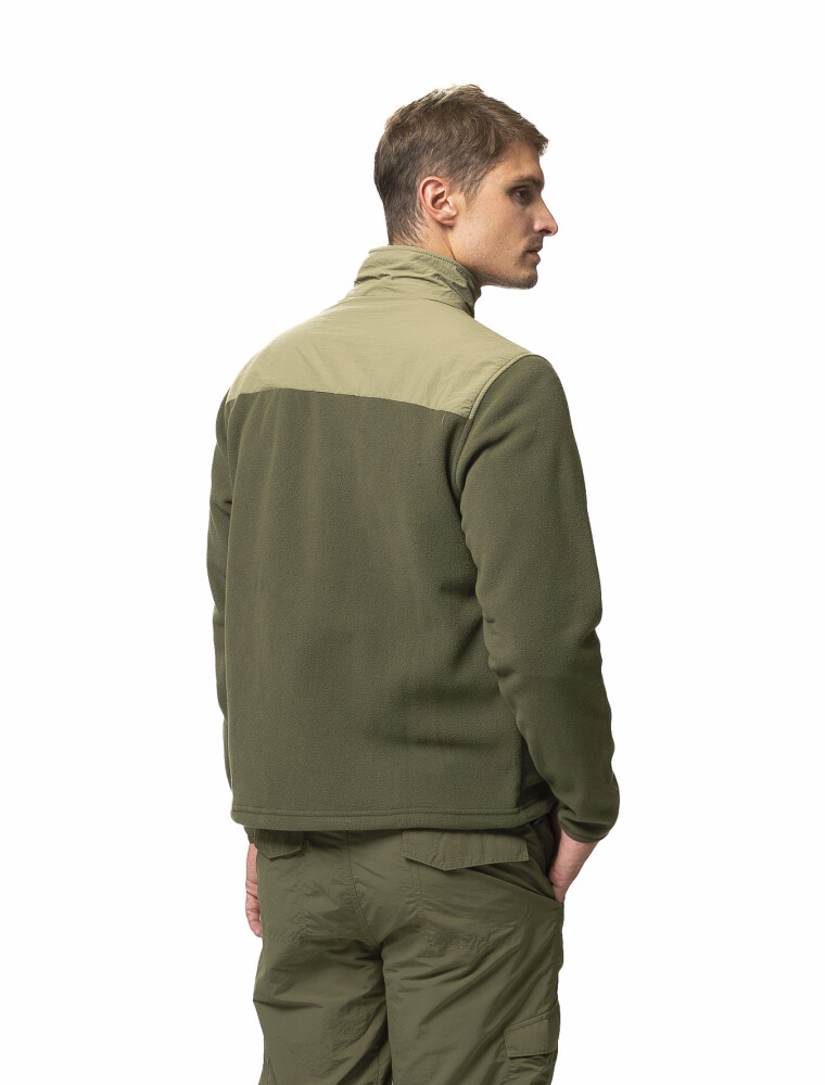 Campera Polar Comb. Forum Columbus Verde/Beige