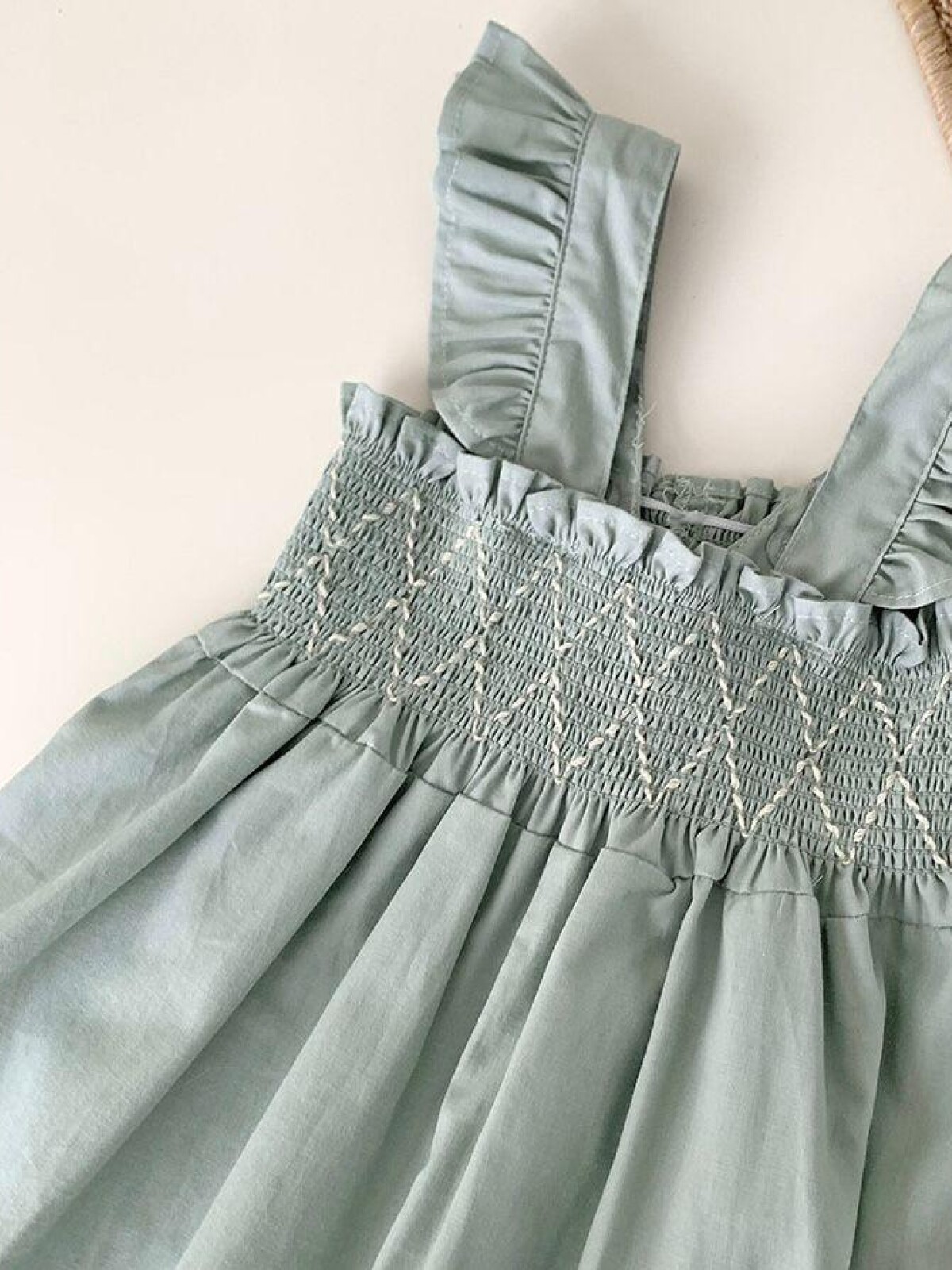 Mono Bordado Punto Smock Mono Bordado Punto Smock