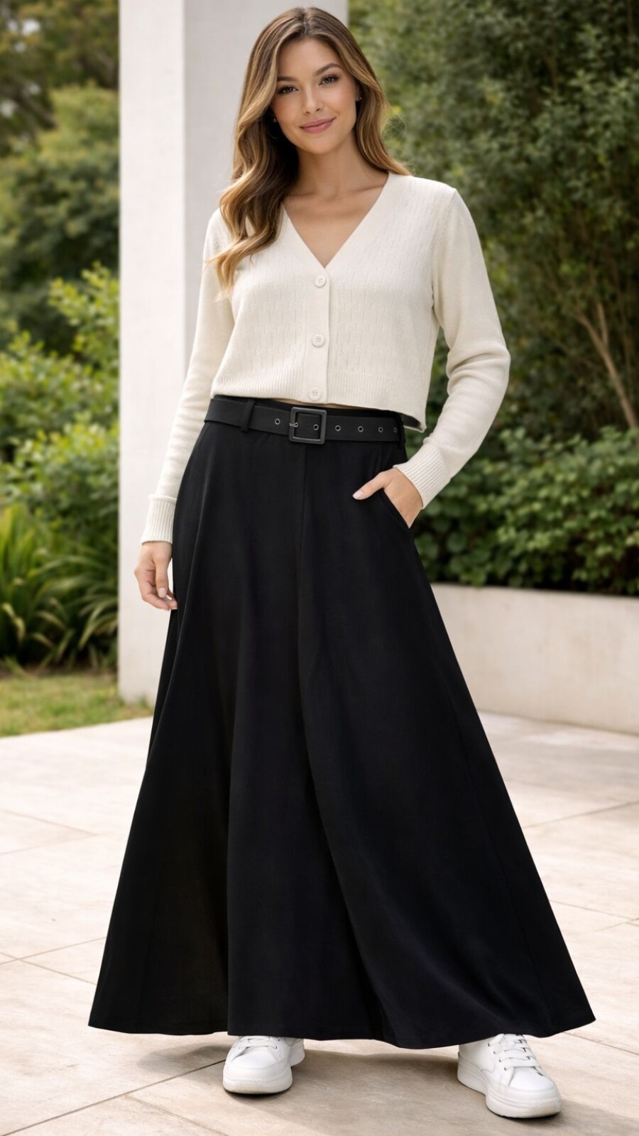 Falda Orión Negro