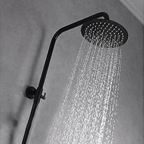 GRIFERIA BARRAL DUCHA EXTERIOR EN NEGRO MATE - SERIE SALEMI NEGRO