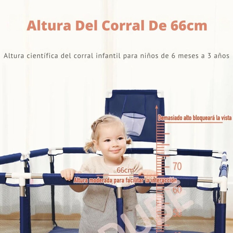 Corralito Seguridad Bebé Infantil Rectangular Plegable Corralito Seguridad Bebé Infantil Rectangular Plegable