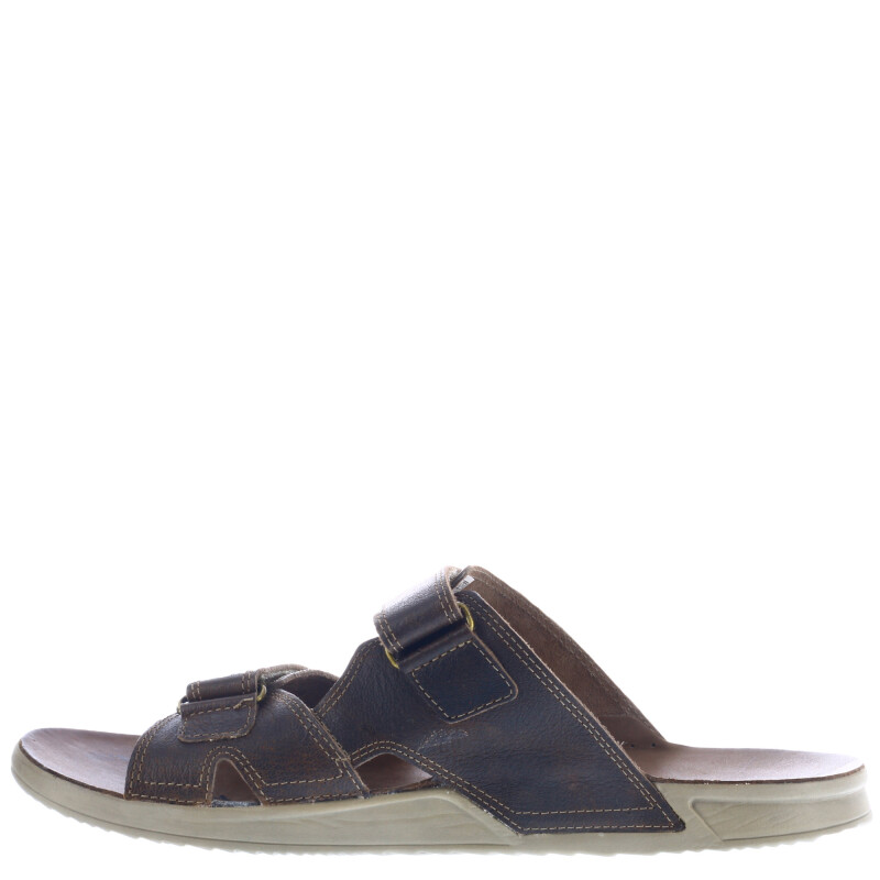 Sandalias de Hombre Freeway Casual c/Velcros Marrón Chocolate
