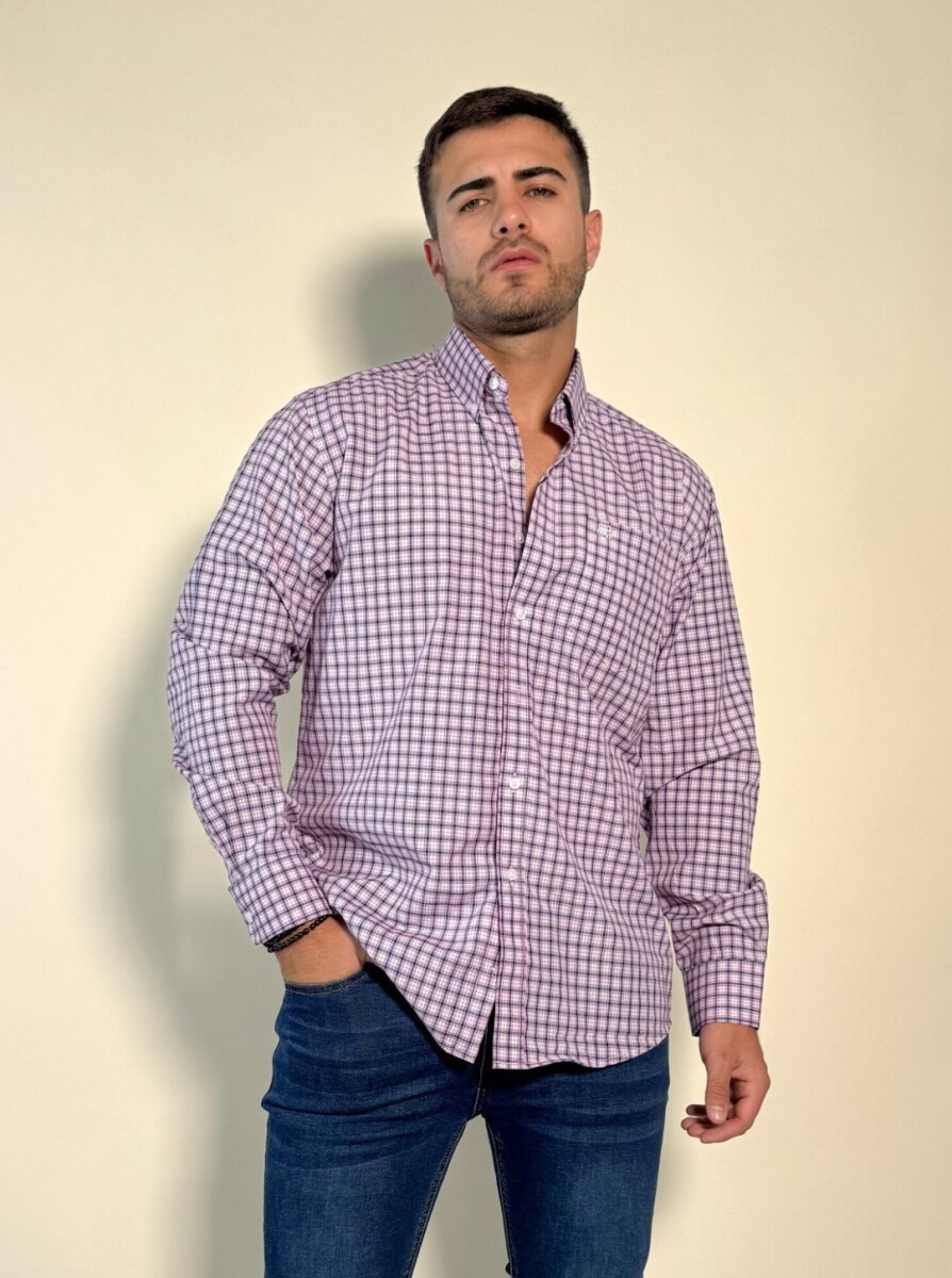 Camisa a cuadros Anubis - Rojo 