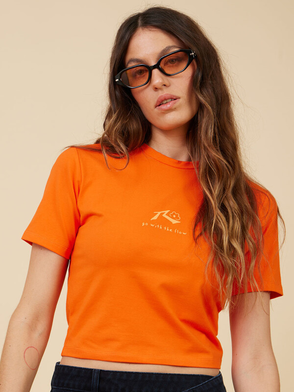 T-SHIRT ARIAKE RUSTY Naranja