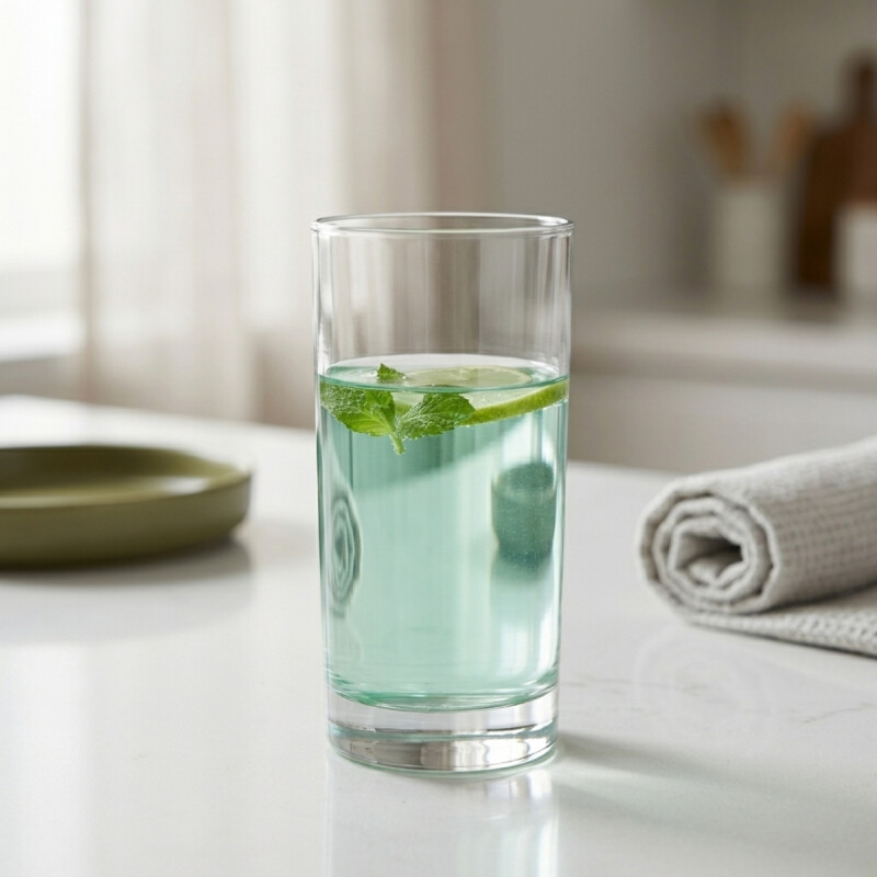 Vaso de vidrio 310ML TRANSPARENTE