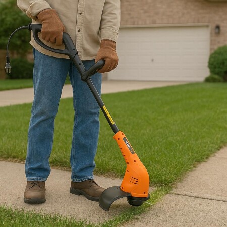 BORDEADORA ELECTRICA TRAMONTINA 1500W NARANJA