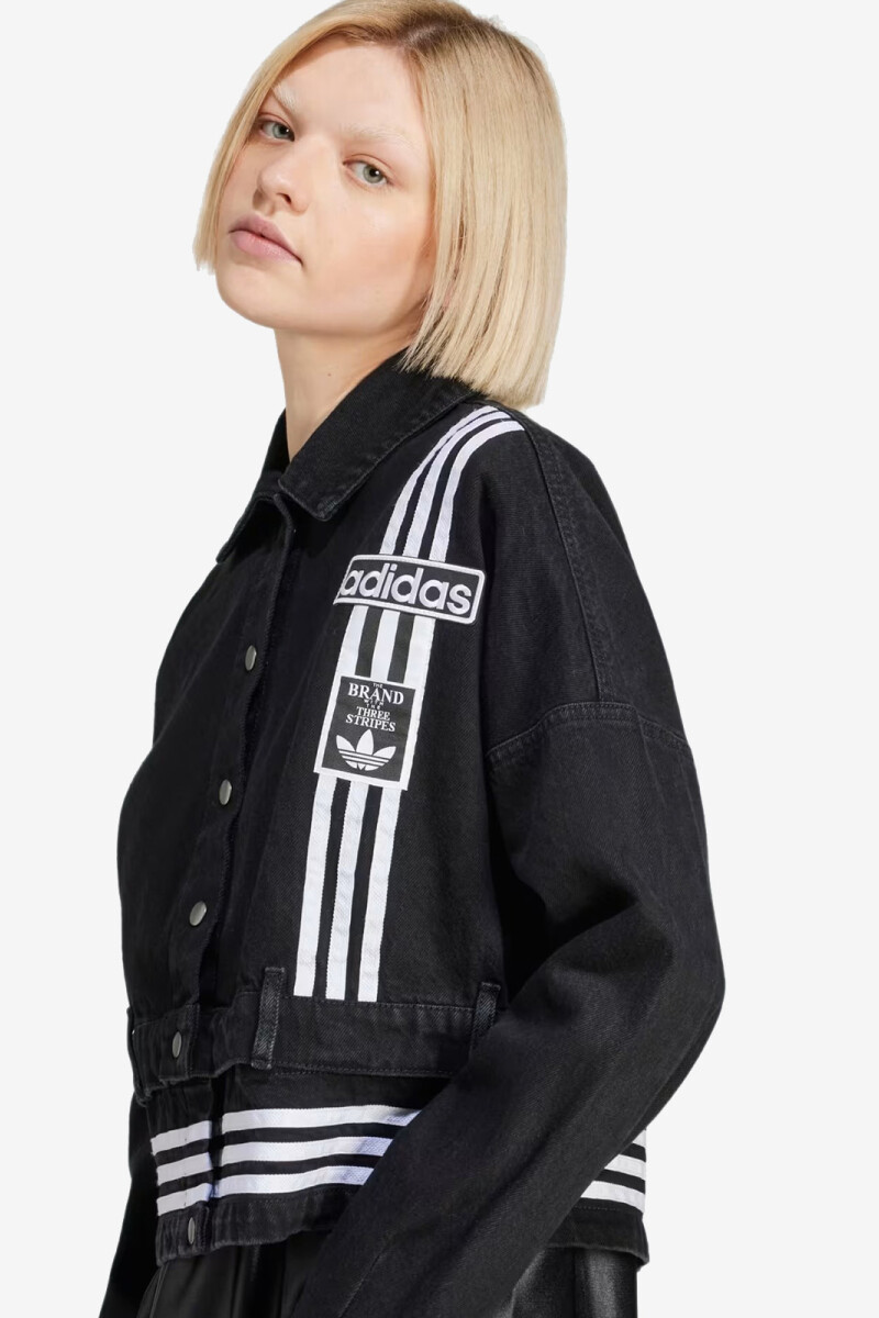 CHAQUETA DENIM Negro