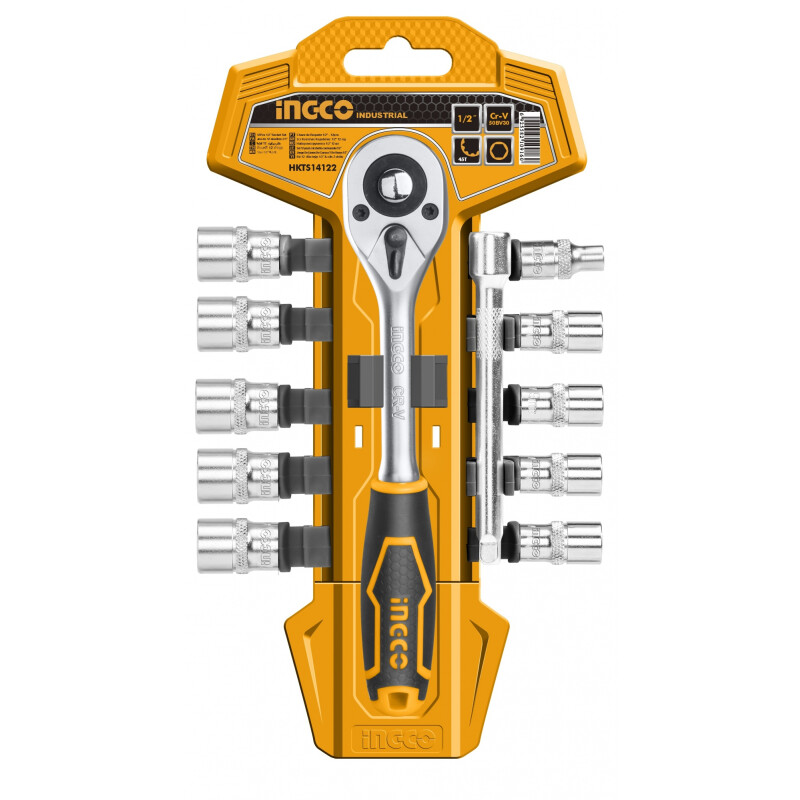 JUEGO 12 PZA 10 DADOS TUBO LLAVE CRIQUE 1/4´´ INGCO HKTS14122 JUEGO 12 PZA 10 DADOS TUBO LLAVE CRIQUE 1/4´´ INGCO HKTS14122