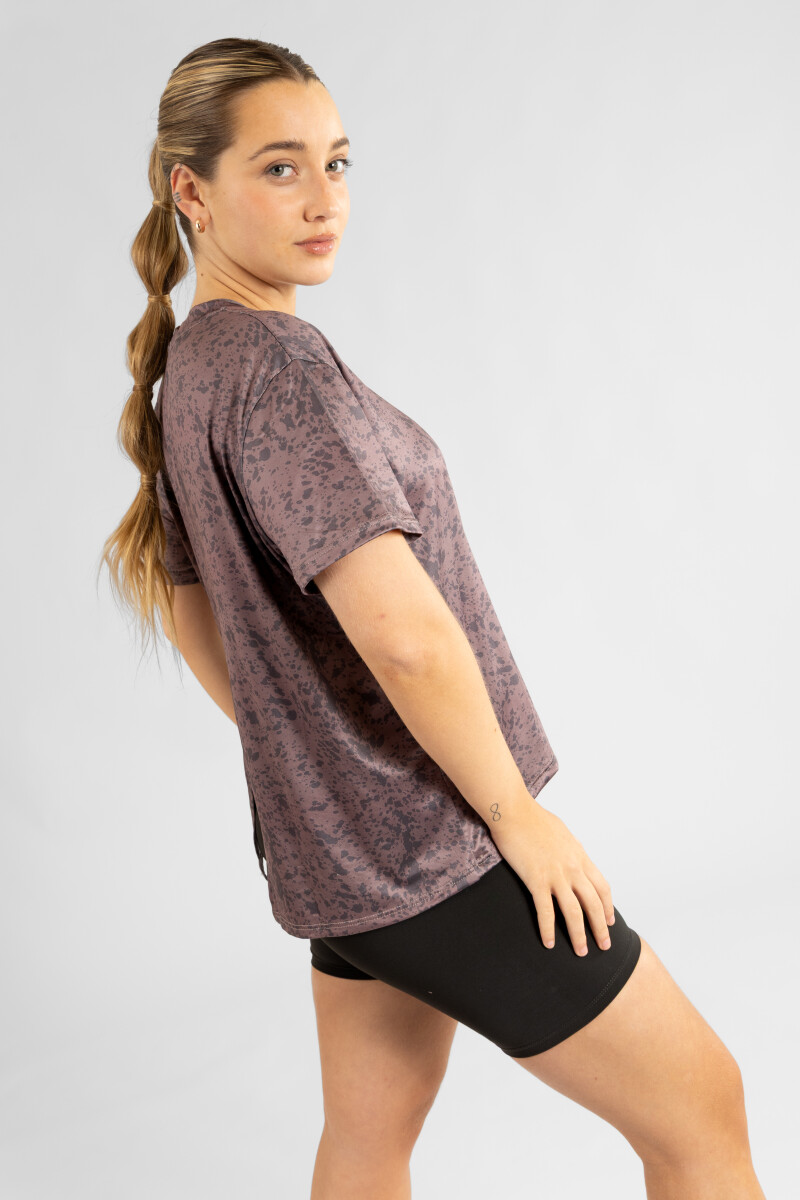 Style open back shirt - Marron 