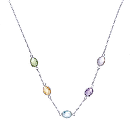 Gargantilla de Plata 925 con piedras Gargantilla de Plata 925 con piedras