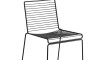 Silla De Exterior Metal Apilable Negro