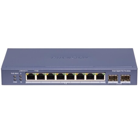 Switch Poe Hikvision Smart 8 Puertos Gigabit 110W 001