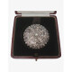 Prendedor de plata con brillantes, diamantes y perlas Prendedor de plata con brillantes, diamantes y perlas
