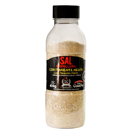 Sal Parrillera C/Pimienta Negra Del Gaucho 410g Sal Parrillera C/Pimienta Negra Del Gaucho 410g