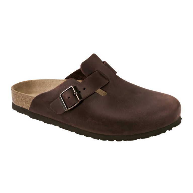 Zueco Boston Oiled Leather - Regular Marron