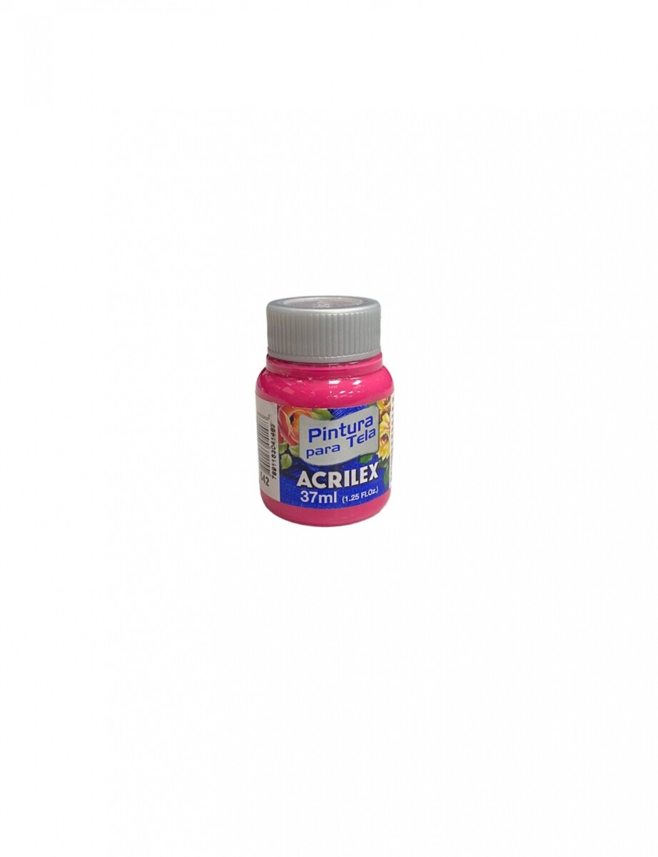 Pintura para Tela Acrilex Mate 37 ml (Tonos Rosados y Violetas) - 542 Rosa Oscuro 