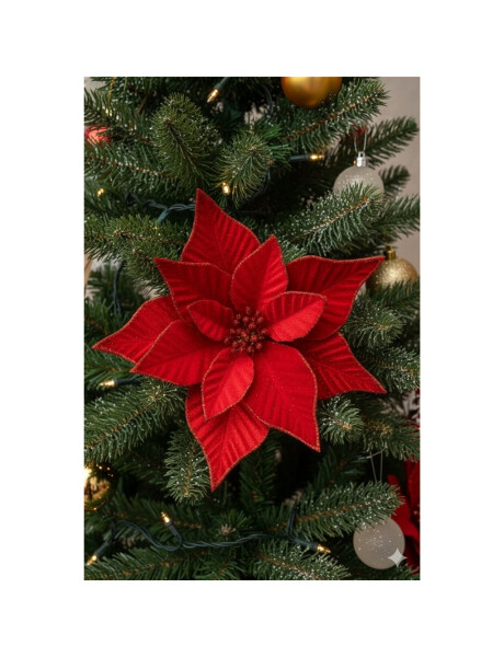 ESTRELLA FEDERAL TERCIPELO ROJO 25 CM. ESTRELLA FEDERAL TERCIPELO ROJO 25 CM.