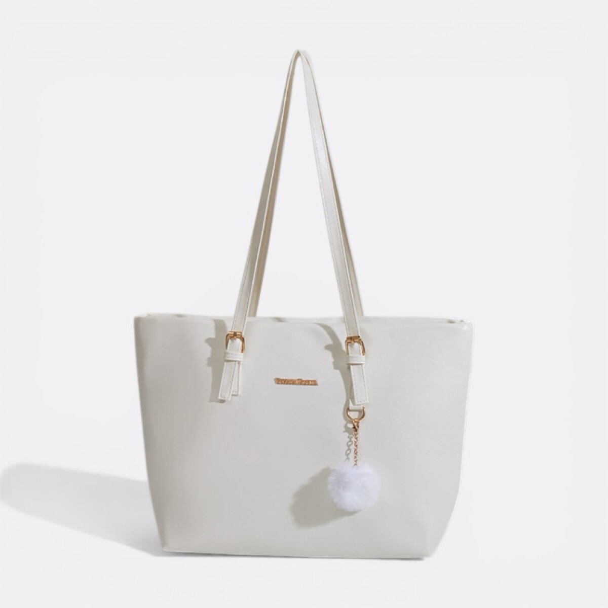 Cartera Tote Dama Lisa Similcuero - Blanco 
