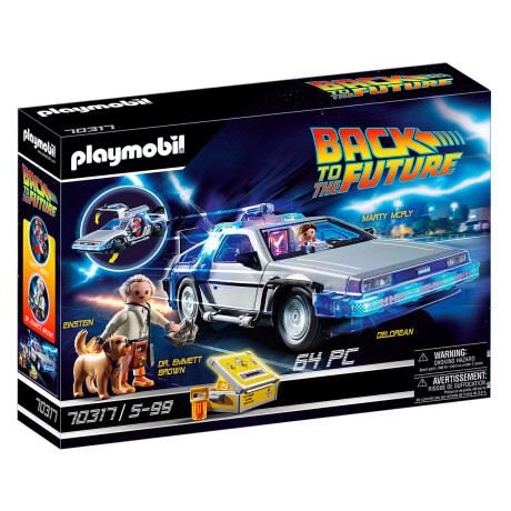Playmobil Volver Al Futuro 470317 Delorean 64 Piezas Playmobil Volver Al Futuro 470317 Delorean 64 Piezas