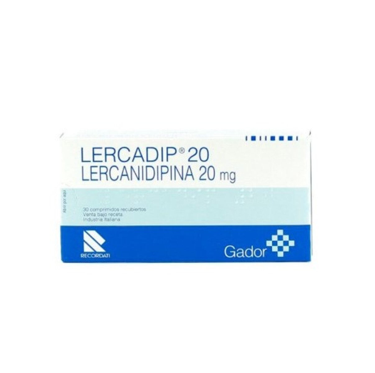 Lercadip 20mg 30 Comprimidos 