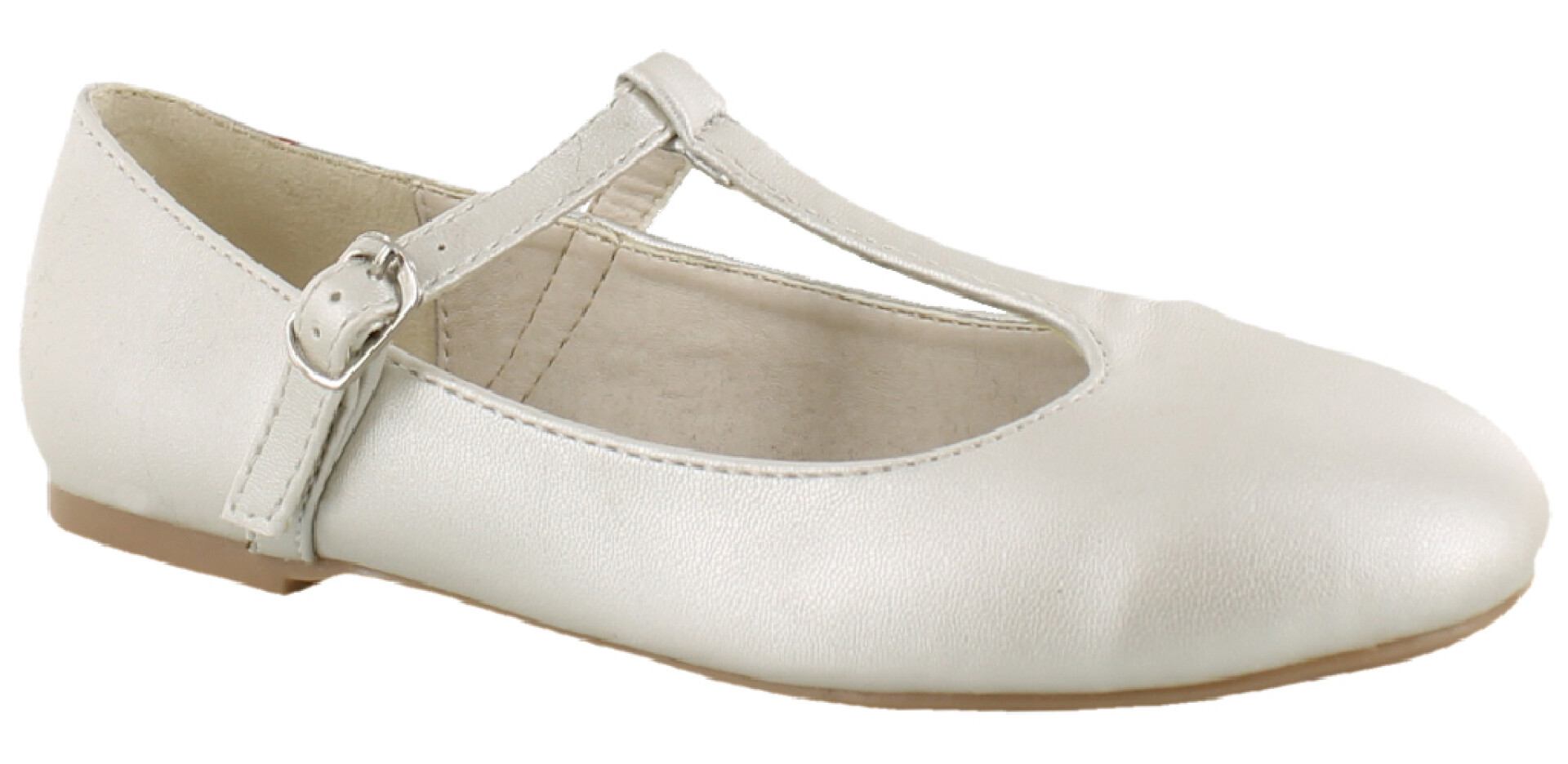 Ballerina de Niños Croco Kids Zapato Gacela - Blanco Perla 