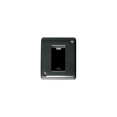 Caja exterior para 1 módulo negro - Ave C55599N