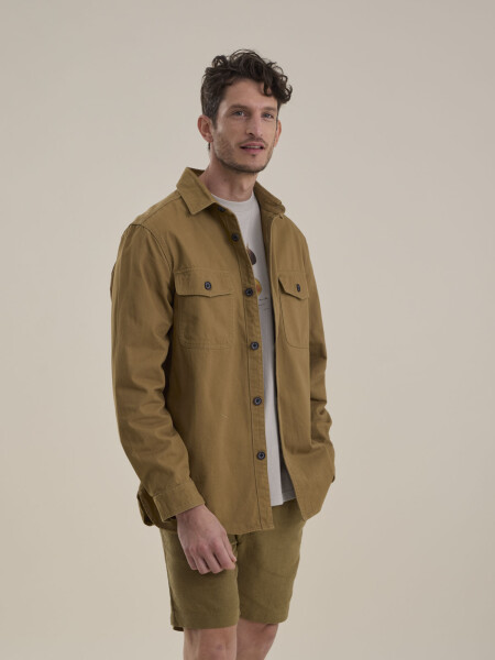 OVERSHIRT PRAGA MOSS GREEN