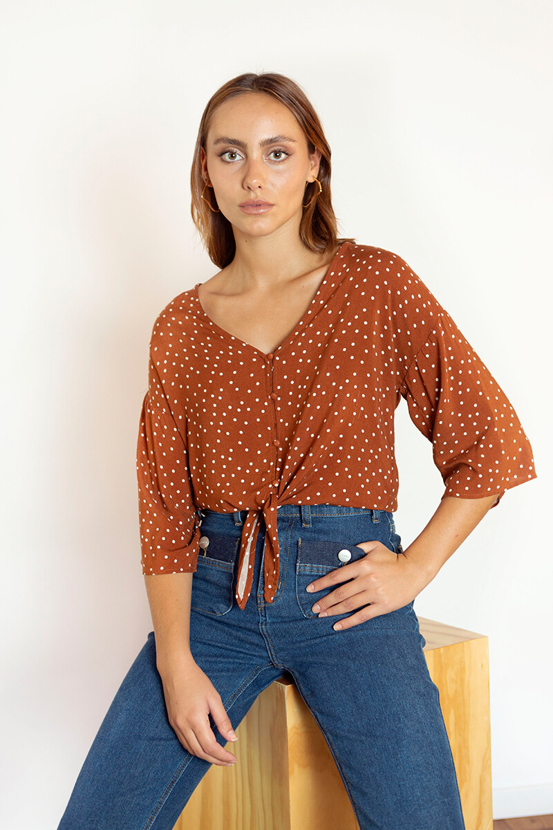 Blusa Campo - Marron 