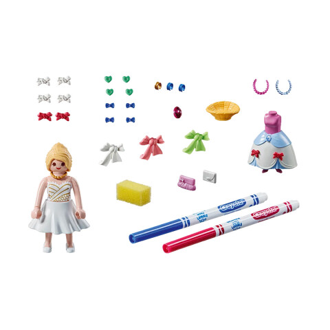 Diseñadora de Moda para Pintar Playmobil 40 Piezas U