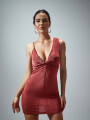 Vestido Larch Bordeaux