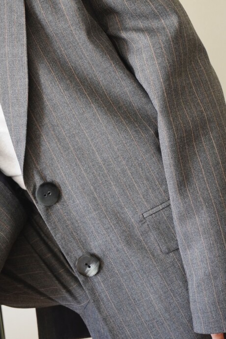 Blazer Sastre Cashmire Gris