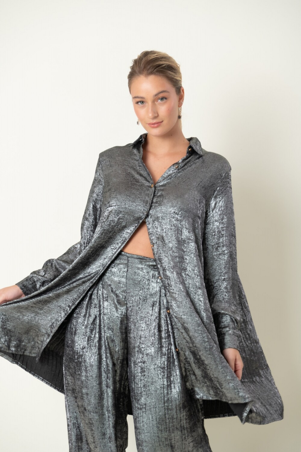 CAMISA PLATA Peltre